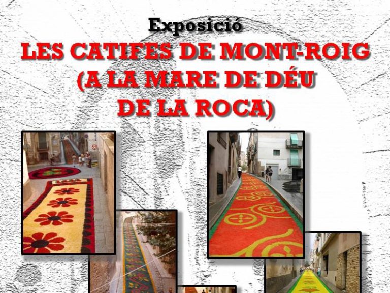 Més informació sobre l'article 64 – EXPOSICIÓ “LES CATIFES DE MONT-ROIG (A LA MARE DE DÉU DE LA ROCA)”